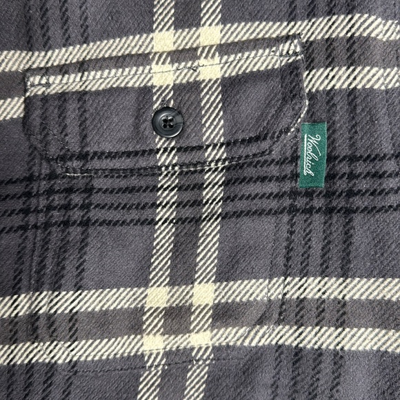 Men’s Woolrich Plaid Button Up Shacket Shirt Jacket XL - Picture 5 of 8